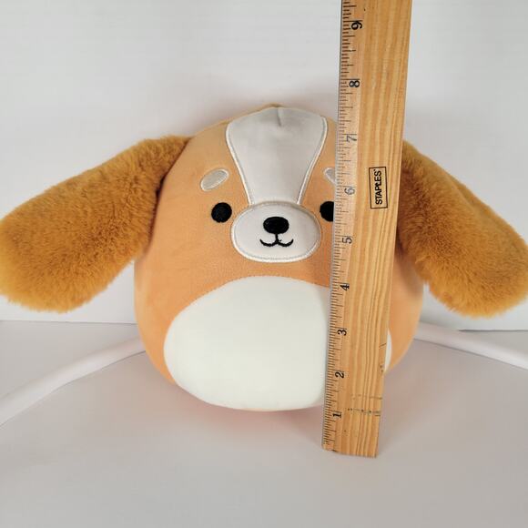 Squishmallows 8" Brown Dog Plush 2023 Kellytoy Jazwares Stuffed Animal Plushy - Picture 4 of 11
